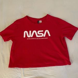 NASA crop top only worn once in size XS
